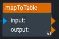 Map to Table block Map to Table block